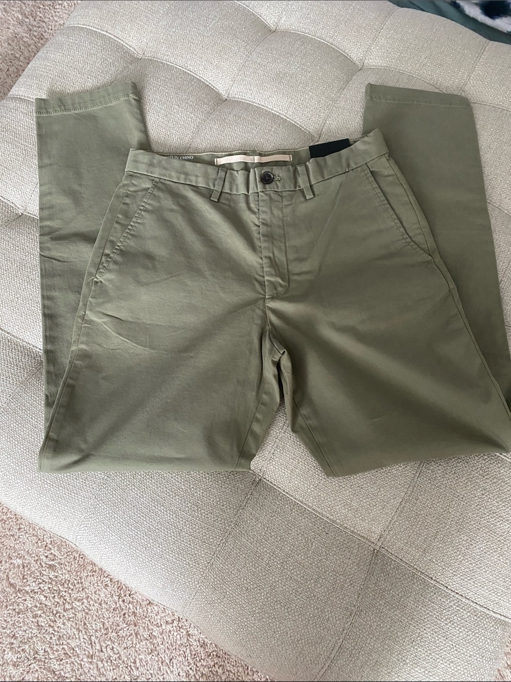 Banana Republic Chino olive green slim fit